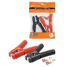 Зажим "крокодил" для пусковых проводов 500 А в изоляции (1 красный + 1 черный)   SQ0541-0501  TDM