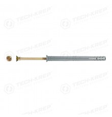 Дюбель-гвоздь полипропилен SM-L 8х100 пот. манжета (40 шт) - коробка ( 0,571 кг)  130164  Tech-KREP