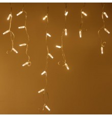 Светодиодная гирлянда ARD-EDGE-CLASSIC-2400x600-CLEAR-88LED-FLASH WARM (230V, 6W)  026005  Arlight