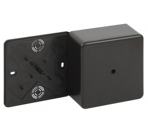 Распаячная коробка  BS-B-100-100-50 100х100х50мм без клеммы черная IP40 BS-B-100-100-50  Б0061805  ЭРА