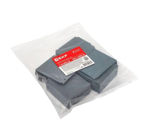 Комплект клеммных крышек (длинные) 6 шт. для рубильников TwinBlock 160-250А EKF  tb-cvrlong-6-160-250  EKF