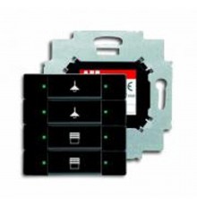 6127/01-884-500 Сенсор 4-кл. с коплером в комплекте, белый бархат  6117-0-0230  2CKA006117A0230  ABB