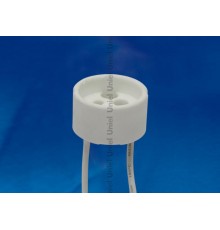 ULH-GU10-Ceramic-15cm Патрон керамический для лампы на цоколе GU10  02284  Uniel