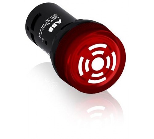 Зуммер CB1-610R с пульсирующим сигналом, с подсветкой, красный, 24 В AC/DC1SFA619600R6101 ABB