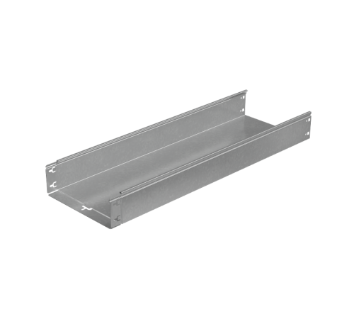 Лоток неперф. 100х300х1,0 L6000 мм "Быстрый монтаж ПЛЮС"  LNplus100-300-1.0-6000  КМ - профиль
