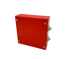 Коробка распределительная огнестойкая КРОПС, IP41, 130х130х40 мм, для кабелей до 6 мм2, 6 клемм  FRJB-KM-ST2-6-06-КРОПС-IP41  КМ-Профиль