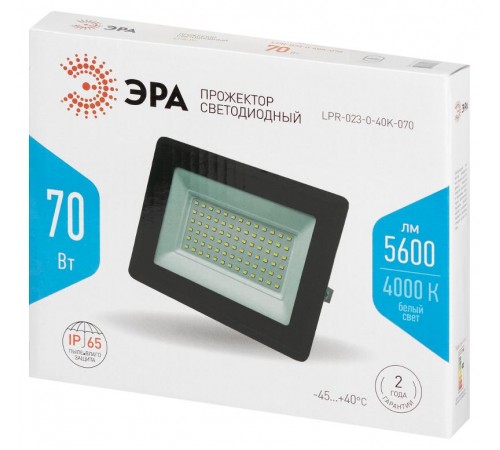 Прожектор светодиодный   LPR-023-0-40K-070 70Вт 4000К 5600лм IP65  Б0067744  ЭРА