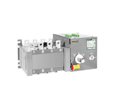 АВР на реверс. выкл.-разъед. и мотор приводом 125A, 2P, 10кА АВР-102  42029DEK  DEKraft