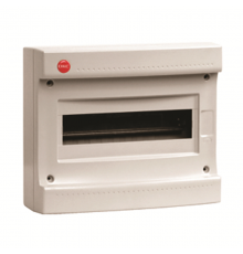 Щиток настенный без двери 12модулей IP40, серый с клеммным блоком в комплекте 1х87512  83912  DKC