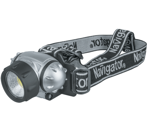 Фонарь налобный NPT-H14-3AAA 3 реж.1 COB LEDx1Вт,блист.  61437  Navigator