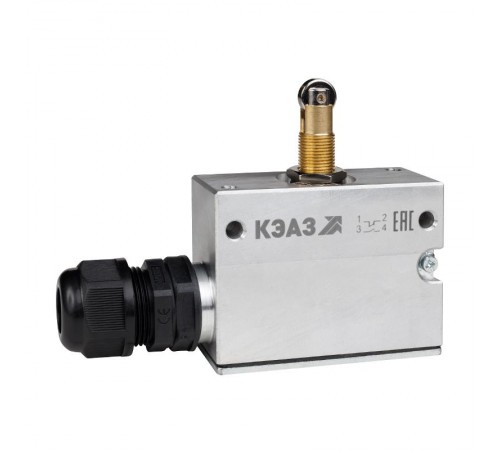 Микропереключатель МП-1203м/01 (толкатель-ролик-продольное расположение-винт-комбинир)  347468  КЭАЗ