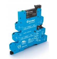 Интерфейсный модуль, твердотельное реле, серия MasterPLUS; выход 2A (240В AC); питание 24-240В AC/DC; категория защиты IP20  396002408240  Finder