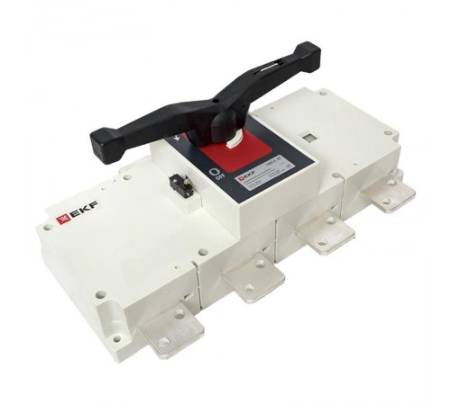 Рубильник-выключатель 1000A 4P c рукояткой управления для прямой установки PowerSwitch  psds-1000-4  EKF