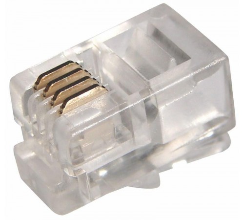Джек телефонный  4P4C  05-1001  REXANT