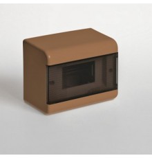 Щиток тусо о/п на 6 мод. с двер. 160х132х93мм(коричневый)  68026К  Рувинил