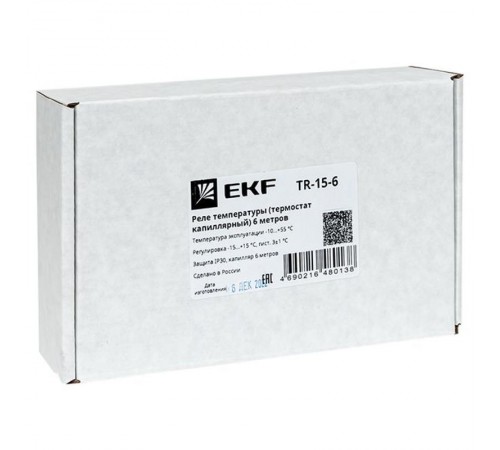 Реле температуры (термостат капиллярный) 6 метров TR-15-6  TR-15-6  EKF