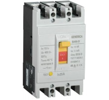 Выключатель автоматический ВА66-31 3Р 25А 18кА  SAV10-3-0025-G  GENERICA