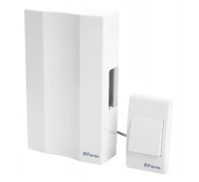 Звонок с кнопкой электромеханический проводной, 230V белый, DB-101  41504  FERON