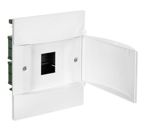 Practibox S Пластиковый щиток Встраиваемый (в полые стены) 1X4 Белая дверь  134564  Legrand