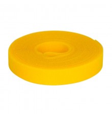 Лента-липучка в рулоне 16мм.x 5м.-ЖЕЛТЫЙ  285X16YL  DKC