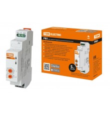 Реле времени РВО5-ВЫКС-0,1с/10дн-8А-230В-DIN (зад.выкл.-упр.сигн., 0,1с-10дней, 230В AC)  SQ1503-0031  TDM