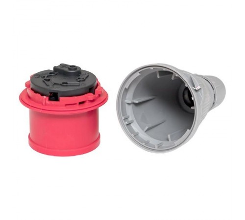 Вилка переносная 015 3Р+РЕ+N 16А 380В IP44 EKF PROXIMA  ps-015-16-380-PRO  EKF