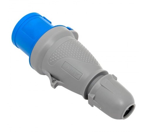 Вилка переносная 013 2Р+РЕ 16А 220В IP44 EKF PROXIMA  ps-013-16-220-PRO  EKF