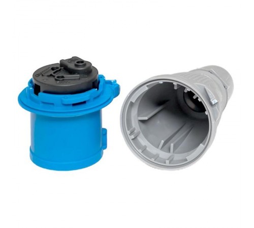 Вилка переносная 013 2Р+РЕ 16А 220В IP44 EKF PROXIMA  ps-013-16-220-PRO  EKF