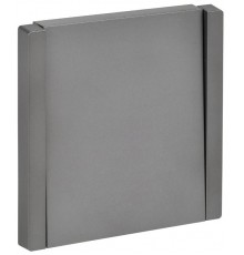 FORTE&PIANO Выключатель 1-клавишный самовозвратн. 10А FP510 сталь  FP-V14-0-10-1-K46  IEK