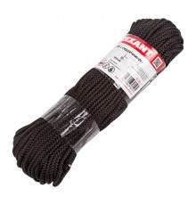 Шнур с сердечником 5 мм 50 м черный  77-1551-1  REXANT