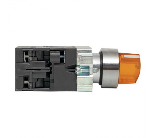 Переключатель BD21 2P c желтой подстветкой 24В NO PROxima  xb2-bk21-y-24  EKF