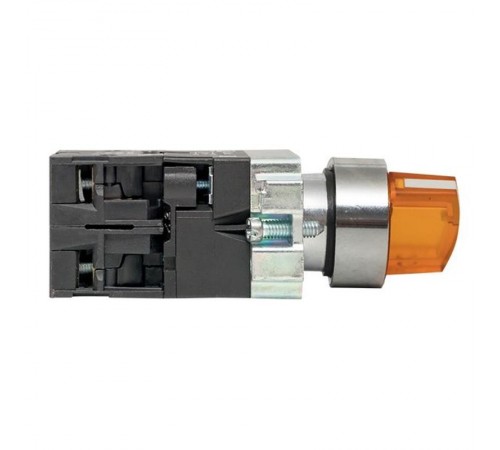 Переключатель BD21 2P c желтой подстветкой 24В NO PROxima  xb2-bk21-y-24  EKF