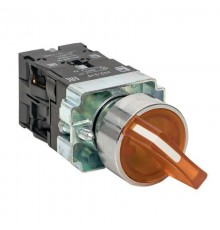 Переключатель BD21 2P c желтой подстветкой 24В NO PROxima  xb2-bk21-y-24  EKF