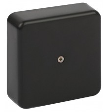 Распаячная коробка  BS-B-75-75-20 75х75х20мм без клеммы черная IP40 BS-B-75-75-20  Б0061803  ЭРА