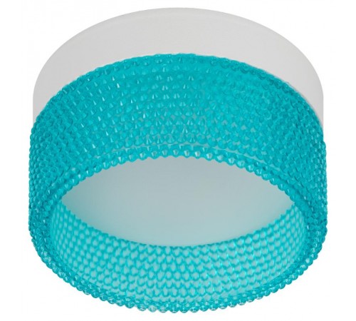 Cветильник встраиваемый под лампу GX53 DK97 WH/Blue белый голубой  Б0057458  ЭРА
