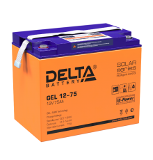 GEL 12-75 Delta Аккумуляторная батарея  4614010140011  DELTA