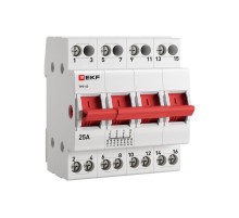 Трехпозиционный переключатель ТПС-63 4P 25А  TPS425  EKF