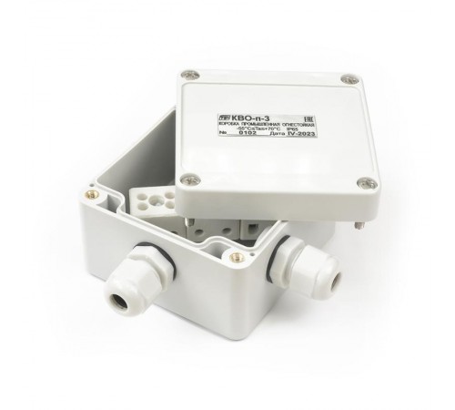 Коробка взырозащищенная КВО пластиковая 1 ввод 0,75-1,5 мм белая 80х105х55 Спецприбор