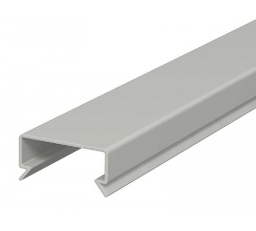 Крышка кабельного канала LK4 25 мм (ПВХ,серый) (LK4 D 25)  6178482  OBO Bettermann