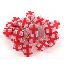 Гирлянда светодиодная  Нить Подарки 3 м холодный свет, 220V,  ENIN-3P    IP20 (24/192)  Б0041895  ЭРА