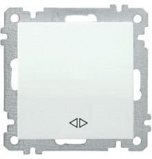 BOLERO белый Выключатель 1-клавишный перекрестный 10А ВС10-1-3-Б  EVB13-K01-10-1  IEK