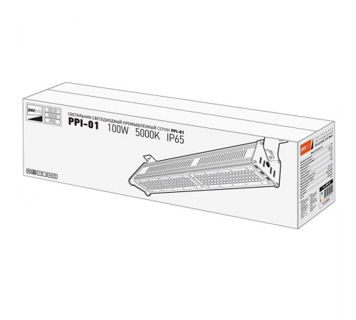 Светильник светодиодный промышленный подвесной PPI- 01 100Вт 5000К IP65 (new slim)  5005495A  Jazzway