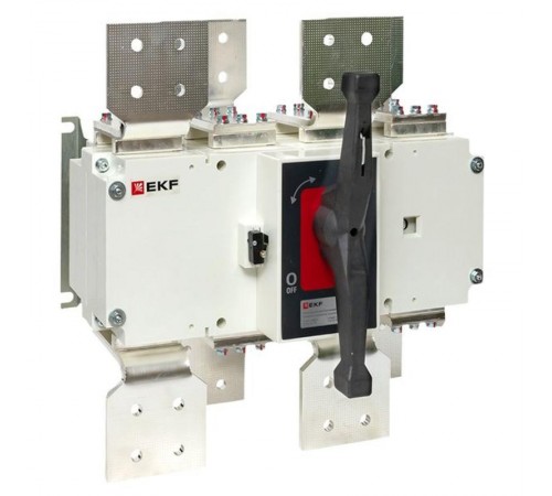 Рубильник-выключатель 2500A 4P c рукояткой управления для прямой установки PowerSwitch  psds-2500-4  EKF