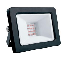 Прожектор светодиодный 20W красный AC220V/50Hz IP65, в черном компактном корпусе, LL-902  41518  FERON