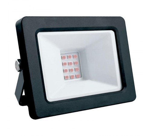Прожектор светодиодный 20W красный AC220V/50Hz IP65, в черном компактном корпусе, LL-902  41518  FERON