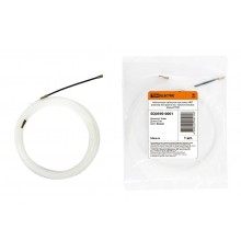 Нейлоновая кабельная протяжка НКП диаметр 3мм длина 5м с наконечниками (белая)  SQ0590-0001  TDM