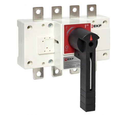 Рубильник-выключатель 160A 4P c рукояткой управления для прямой установки PowerSwitch  psds-160-4  EKF