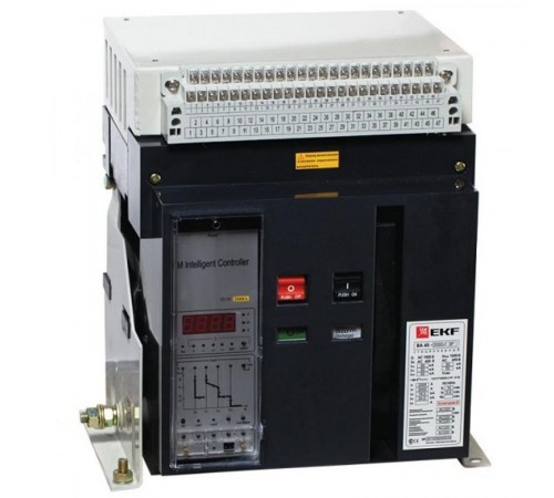 Выключатель автоматический ВА-45 2000/2000А 3P+N 50кА стационарный EKF PROxima  mccb45-2000-2000-4P  EKF