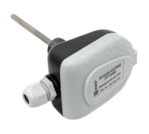 Ввинчиваемый датчик температуры 80 мм  RTD20-SCR80-PT1000  EKF
