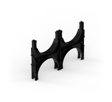 Кластер для двустенных труб d160 мм, двойной, двухсторонний (43 шт/кор)  PR13.02573  Промрукав